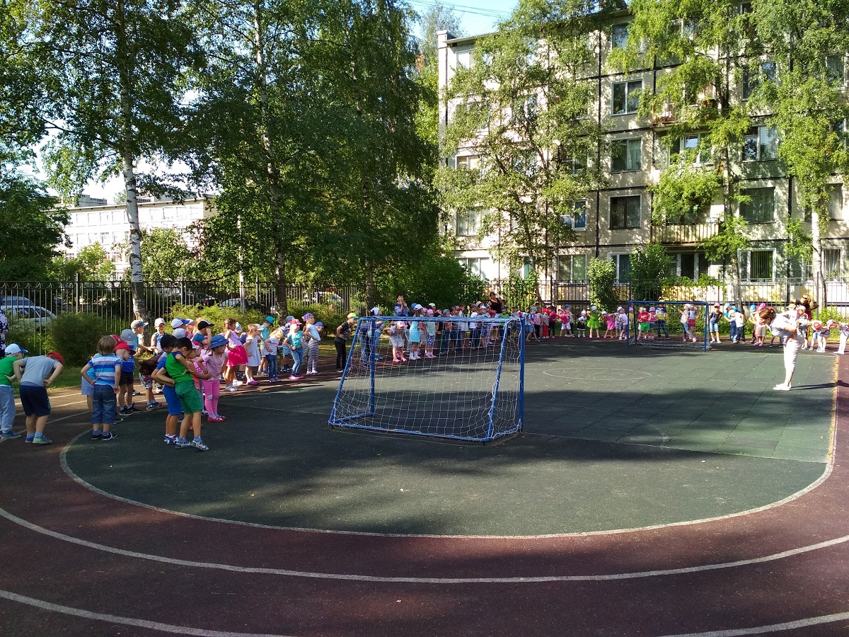 Внутридворовое плоскостное сооружение Пискаревский пр-т, д. 13 в  Санкт-Петербурге на КартаСпорта.ру